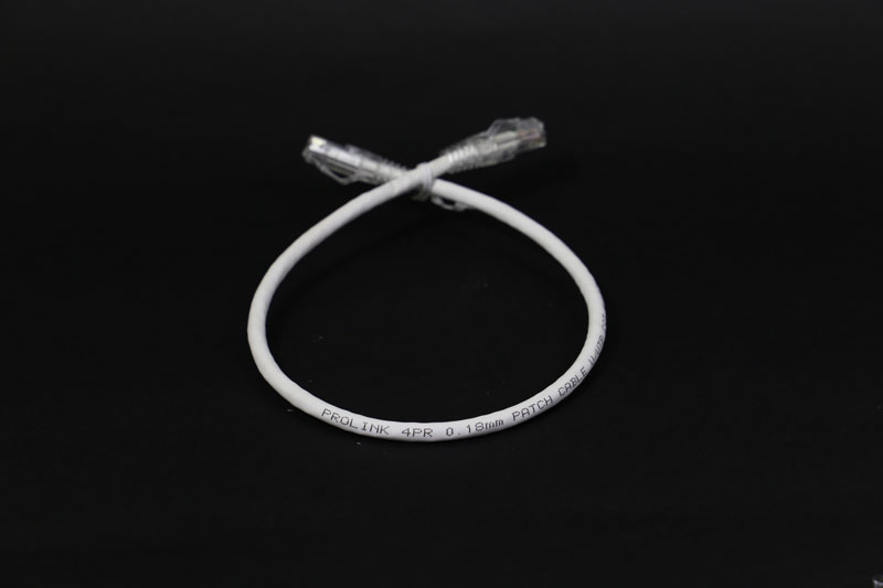ProLink CAT6 Patch cord, 0.25m,LSZH White iSmart Integrated Solutions