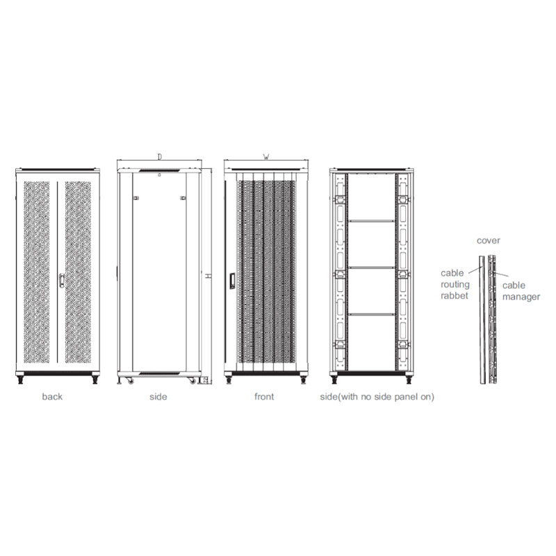 beton Simuleren Diakritisch ProRack 42U 800*800 Standing Server Rack with Glass Door - iSmart  Integrated Solutions